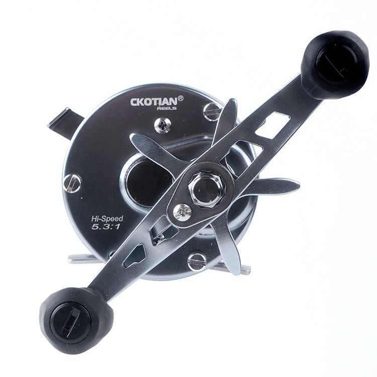 打黑鼓轮冰钓雷强鱼钓鱼线轮亚马逊保修轮船金属海钓路亚锚强卸力