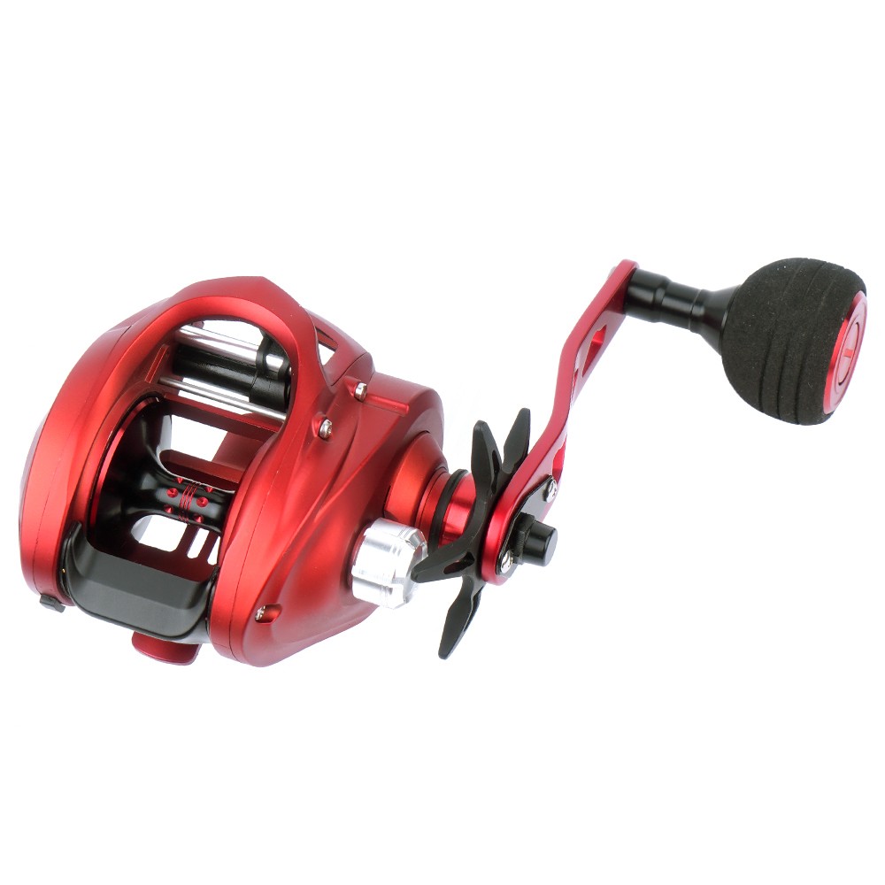 新款路亚轮大水滴远投防炸线打黑大刹车力筏钓高速比渔轮